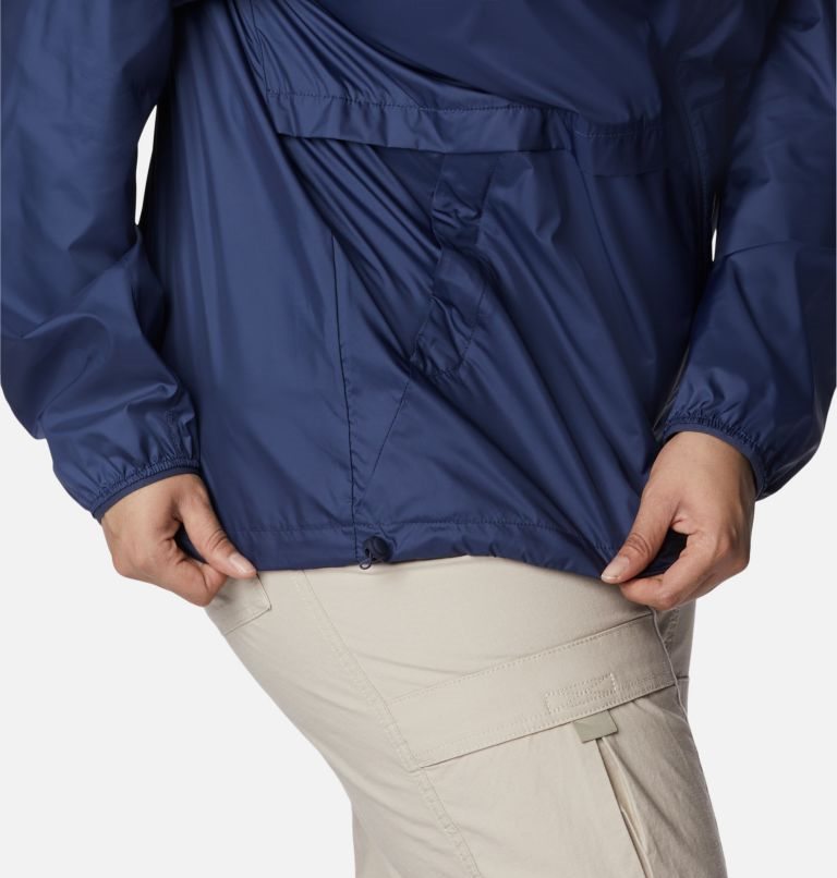 Women's Columbia Alpine Chill Windbreaker Jackets Navy | Plus Size CA-VL650